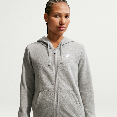 Nike Sportswear Club Fleece Women's Full-Zip Hoodie. Nike.com